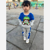 ست بلوز شلوار بچگانه تدی داخل کرک اسپرت