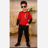 بلوز شلوار بچگانه پسرانه مردعنکبوتی اسپایدرمن سایز40تا55