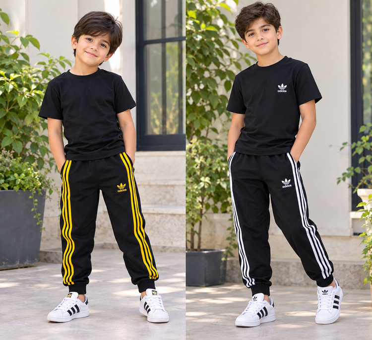 شلوار بچگانه پسرانه آدیداس نواردار جیبدار زهره دمپاکش